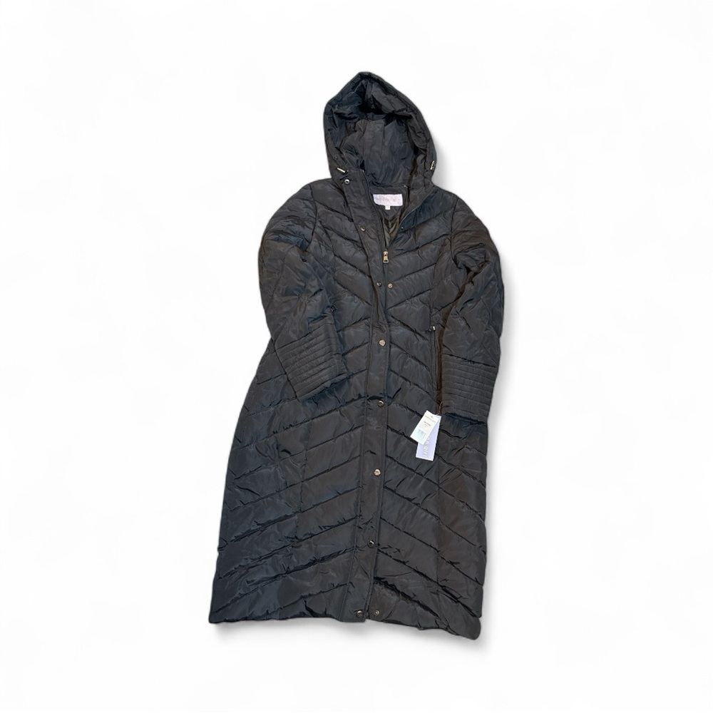 Madden Girl Black Hooded Puffer Coat